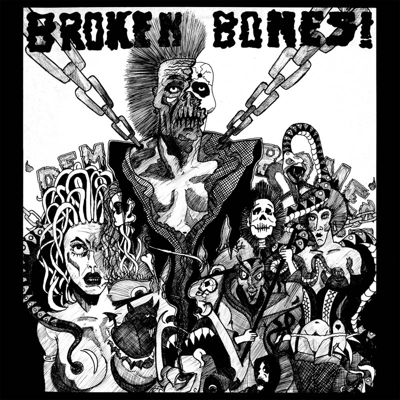 Broken Bones 'Dem Bones' LP cover