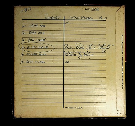 Heartbreakers LAMF Copy Master Tape 2